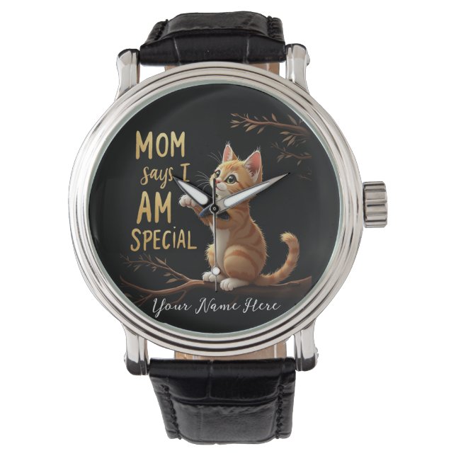 Mama zegt dat ik een bijzonder grappig en hartverw horloge (Voorkant)