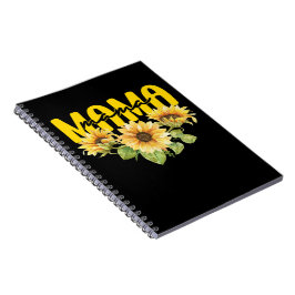 Mama Zonnebloem Zonneschijn - Vrolijk Bloemen Ontw Notitieboek