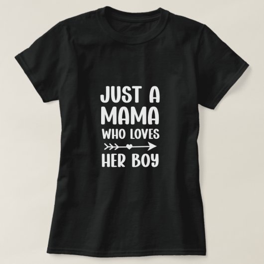 Mama zoon bijpassende outfit Moederdag Gift T-shirt (Design voorkant)