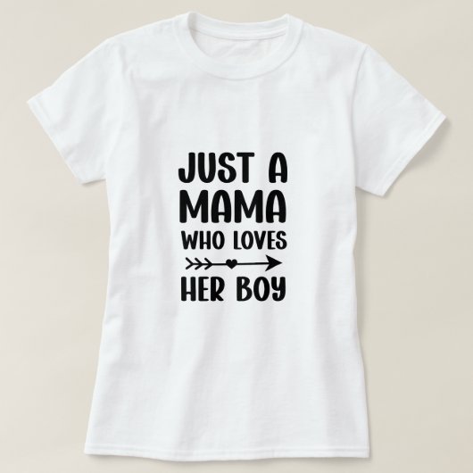 Mama zoon bijpassende outfit Moederdag Gift T-shirt (Design voorkant)