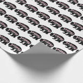 Mama zwart Beer Cadeaupapier (Hoek)