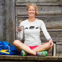 Mama Zwart Beer met Cubs Silhouetten