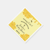 Mamaar! Dank je voor baby shower favor Servet (Hoek)