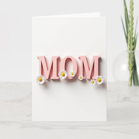 Mamaatje Roze Briefkaart (Voorkant)