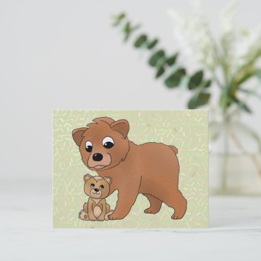 Mamabär Briefkaart (Staand voorkant)