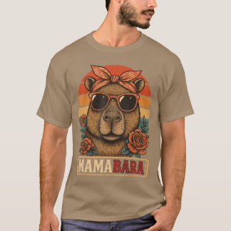 Mamabara Capybara Mother boy T-shirt