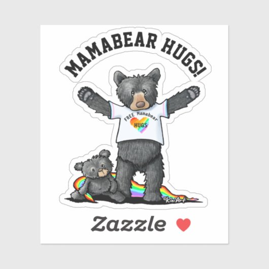 Mamabear Hugs Sticker (Vel)