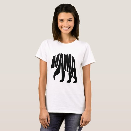 Mamabeer T-shirt (Voorkant volledig)