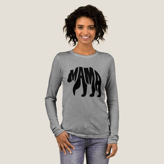 Mamabeer Tri-Blend Shirt (Voorkant)