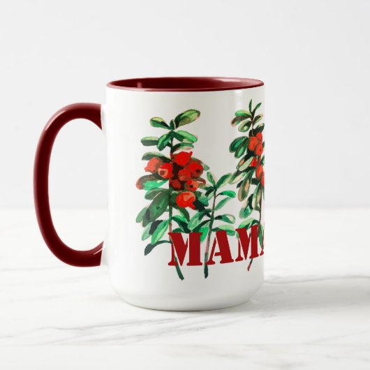 MAMABERRY met rode vossenbessen Mok (Links)
