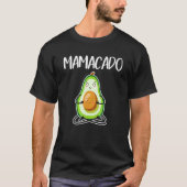 Mamacado avocado mam zwangerschap aankondiging veg t-shirt (Voorkant)
