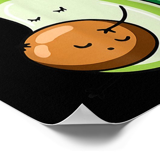 Mamacado Avocado Pregnant Mom Pregnancy Avo Poster (Hoek)