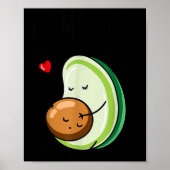 Mamacado Avocado Pregnant Mom Pregnancy Avo Poster (Voorkant)