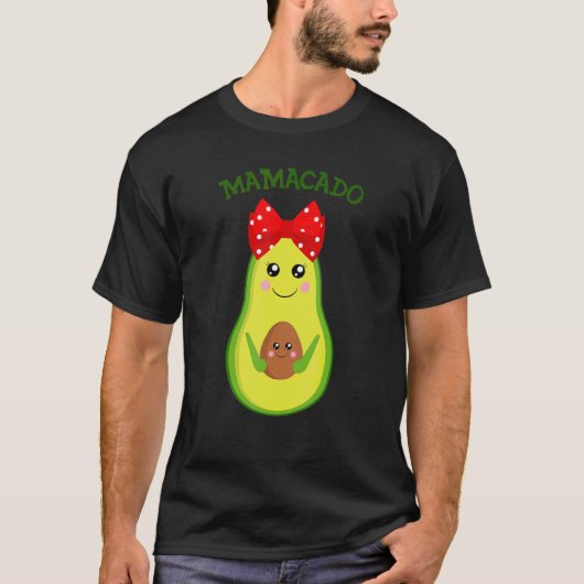 Mamacado Avocado Pregnant Mom Pregnancy Avo T-shirt (Voorkant)