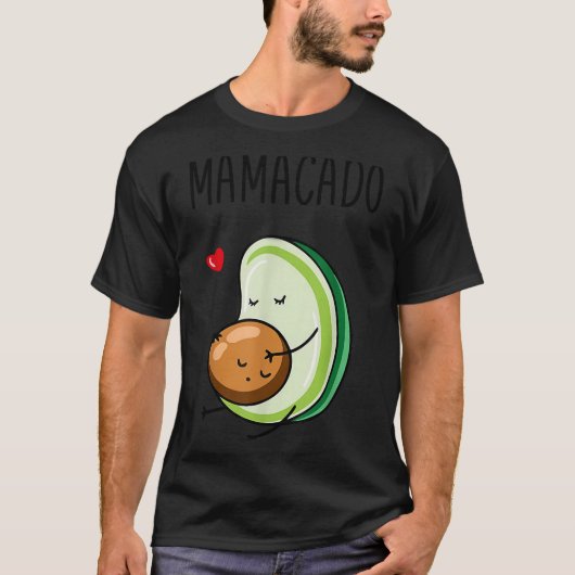 Mamacado Avocado Pregnant Mom Pregnancy Avo  T-shirt (Voorkant)
