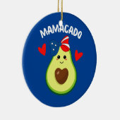 Mamacado Avocado Zwangerschap Zwangerschap Zwanger Keramisch Ornament (Rechts)