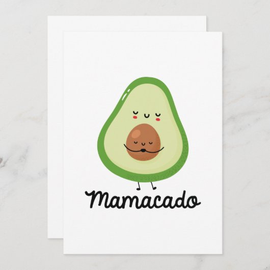 Mamacado Bedankkaart (Voorkant / Achterkant)