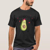 Mamacado Cute Avocado Zwangere moeder Annou T-shirt (Voorkant)