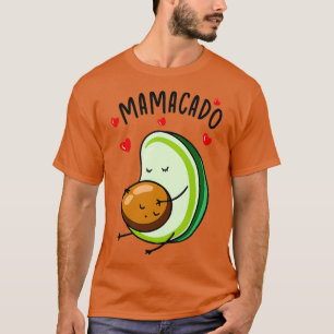 Mamacado Cute Avocado Zwangere moeder Annou T-shirt