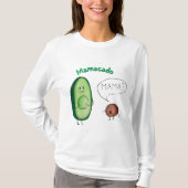 Mamacado Funny Avocado Mom Design – Schattige Pun T-shirt (Voorkant)