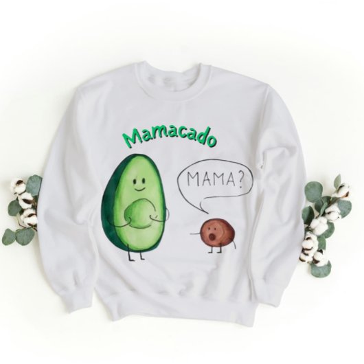 Mamacado Funny Avocado Mom Design – Schattige Pun  Trui