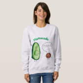 Mamacado Funny Avocado Mom Design – Schattige Pun  Trui (Voorkant volledig)