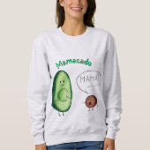 Mamacado Funny Avocado Mom Design – Schattige Pun  Trui (Voorkant)