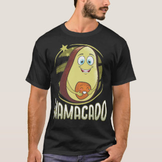 Mamacado Funny Mama Avocado Aankondiging zwangersc T-shirt