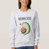 MAMACADO Funny Pregnancy T-Shirt |  Avocado Mom (Voorkant)