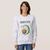 MAMACADO Grappige Zwangerschaps T-Shirt | Avocado (Voorkant volledig)