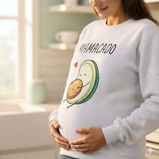 MAMACADO Grappige Zwangerschaps T-Shirt | Avocado