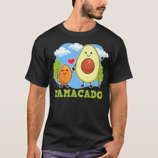 Mamacado Mama Avocado met Seed Funny Vegan Mo T-shirt