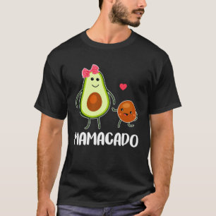 Mamacado Schattige avocado Zwangere Moeder Vrouwen T-shirt
