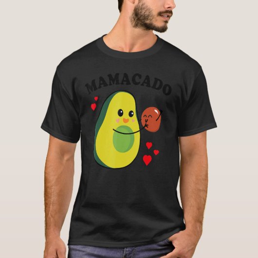 Mamacado Vrouwen avocado kostuum Kinder Baby Adult T-shirt (Voorkant)