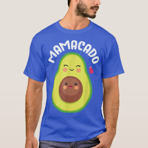 Mamacado Zwangere Avocado Zwangerschapsaankondigin T-shirt