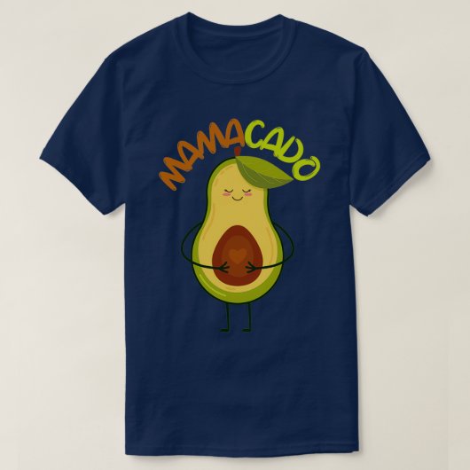 Mamacadograppige avocado 5 t-shirt (Design voorkant)