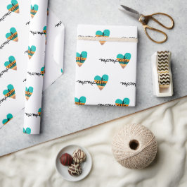Mamacita • 80's Hart Cadeaupapier