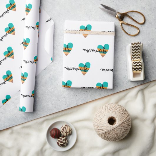 Mamacita • 80's Hart Cadeaupapier (Crafts)