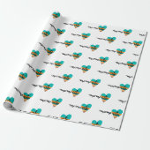 Mamacita • 80's Hart Cadeaupapier (Uitgerold)