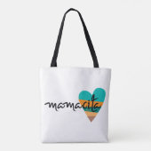 Mamacita ・ 80's hart tote bag (Achterkant)