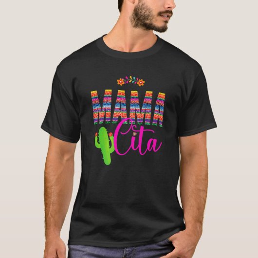 Mamacita Cinco De Mayo 5 De Mayo Cactus Fiesta Wom T-shirt (Voorkant)