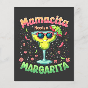 Mamacita heeft een Margarita Cinco de Mayo-feest n Flyer