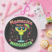 Mamacita heeft een Margarita Cinco de Mayo-feest n Papieren Bordje (Feest)