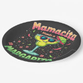 Mamacita heeft een Margarita Cinco de Mayo-feest n Papieren Bordje (Gekanteld)