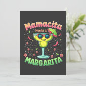 Mamacita heeft een Margarita nodig Cinco De Mayo Bedankkaart (Staand voorkant)