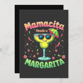 Mamacita heeft een Margarita nodig Cinco De Mayo Bedankkaart (Voorkant / Achterkant)