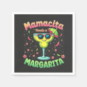 Mamacita heeft een Margarita nodig  Cinco De Mayo- Servet (Voorkant)