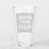Mamacita heeft een Margarita nodig Glas (Achterkant)