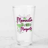 Mamacita heeft een Margarita nodig Glas (Achterkant)