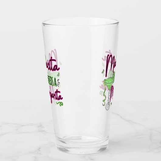 Mamacita heeft een Margarita nodig Glas (Links)